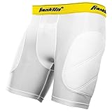 Franklin Sports Youth Baseball Sliding Shorts - Gepolsterte Slide-Shorts mit Getränkehalter - Kompressions-Shorts perfekt für Baseball und Softball - M