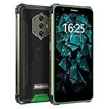 Blackview BV6600E Outdoor Smartphone ohne Vertrag Android 11, 5,7 Zoll HD+ Display Octa Core 4GB RAM/128GB Erweiterbar, 13MP +5MP, Fingerabdruckleser, IP68 Wasserdicht Handy mit 4G Dual SIM - Grü