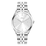 s.Oliver Damen Analog Quarz Uhr mit Edelstahl Armband SO-3942-MQ