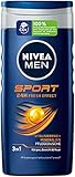 NIVEA MEN Sport Pflegedusche (250 ml), vitalisierendes und pflegendes Duschgel mit Mineralien, erfrischende Dusche für aktive M