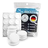 ShapeTree - DAS ORIGINAL | 22 Stück Multipack Selbstklebende Premium Türstopper | 10 x weiß und 12x durchsichtig transparente Elastikpuffer | Türpuffer Gummistopper | TÜV-geprü