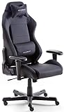Robas Lund DX Racer 3 Gaming Stuhl Bürostuhl Schreibtischstuhl mit Wippfunktion Gamer Stuhl Höhenverstellbarer Drehstuhl PC Stuhl Ergonomischer Chefsessel, schw
