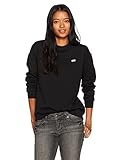 Obey Damen No Future Crewneck Fleece Sweatshirt, schwarz, M