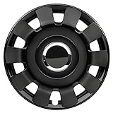 Kuglo Radkappen schwarz 13 Zoll - Radzierblenden für Stahlfelgen - Alufelgen Look Radblenden Für die meisten Marken & Felgen - Europäisches Produkt aus recyceltem Kunststoff - 4er Set Zierkapp