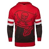 Forever Collectibles NFL Ugly Hoody Sweater Pullover Christmas Tampa Bay Buccaneers Big Logo Weihnachtspullover (L)