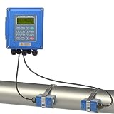 Durchflussmesser, Ultraschall-Flüssigkeits-Durchflussmesser Wandmontierter Durchflussmesser mit hoher Temperaturbeständigkeit mit isolierter RS485-Schnittstelle(Europäische Vorschriften)