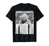 Star Wars Yoda Poster Words Of Wisdom Graphic T-S