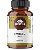 Hyaluronsäure Kapseln hochdosiert mit 300mg - 500-700kDa - Einführungspreis - 90 Stück (für 3 Monate) - Höchste Dosierung - reinstes Hyaluron - Kein Magnesiumstearat - Hergestellt in D