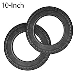 OurLeeme 10 Zoll Elektroroller Reifen, Reifen Rad Solide Ersatz Vorne/Hinten Außenreifen für 10-Zoll-Roller oder Xiaomi M365 Roller (2 PCS)