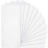 12 Blätter Aufbügeln Reparatur Stoff 4,92 x 11 Zoll Aufbügeln Kleidung Patches für Reparatur Fix Couch Hosen Taschen Löcher Knie Ellbogen (Weiß)