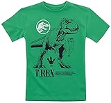 Jurassic Park Kids - T-Rex Unisex T-Shirt grün 140 100% Baumwolle Fan-Merch, F