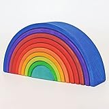 Grimm's Spiel und Holz Design GRIMMs Regenbogen Zahlenland, 10-teilig