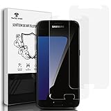 Three-Tree Panzerglas Schutzfolie für Samsung Galaxy S7 [2 Stück], 9H Härtegrad Anti-Kratzen, Einfache Installation Blasenfrei High Definition Panzerglasfolie für Samsung S7