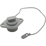 Mangobuy Abflussventilkappe für Kajak, Schlauchboote, PVC, Grau, 4 Stück