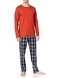 CALIDA Herren Casual Lounge Pyjamaset, Rooibos Red, 52-54