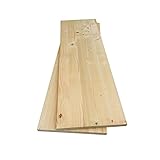 Stabile, saubere Leimholzplatte aus Fichten-Holz, 80 x 20 x 1,8cm | Ideal als Regalbretter, Regalböden, Möbelbauplatte und b
