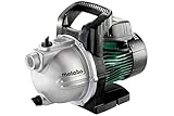 Metabo Gartenpumpe P 4000 G (600964000) Karton, Nennaufnahmeleistung: 1100 W, Max. Fördermenge: 4000 l/h, Max. Förderhöhe: 46