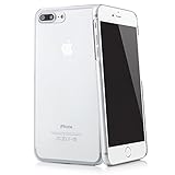 QUADOCTA iPhone 8 / iPhone 7 Plus (5,5') Ultra Slim Case - Schutzhülle - Crystal in transparent - Ultra dünne iPhone Hülle - transparentes Case - Idealer Schutz für Diamantschwarz Jet Black