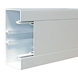 GEWISS BRÜSTUNGSKANAL 70x130mm / 8 Meter BR SCHACHT ELEKTRO FENSTERBANK KANAL (Preis/m: 8,74€)