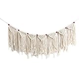lwxsyusqduzhjo, Elegante Pull Flower Makramee Schlafzimmer Wandbehang Anhänger Kunst Wand Akzente Dekor, Hängender Anhäng