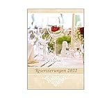 Exklusives Reservierungsbuch 2022Gastronomie, Gastro Planer, Terminbuch, Hardcover, A4, 572 S