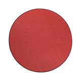 havatex Sisal Teppich Trumpf rund - hypoallergene Naturfaser | schadstoffgeprüft pflegeleicht schmutzabweisend strapazierfähig | ideal für Wohnzimmer Schlafzimmer, Farbe:Rot, Größe:100