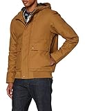 Quiksilver Herren Wasserabweisende Kapuzenjacke Brooks - Wasserabweisende Kapuzenjacke für Männer, Rubber, XXL, EQYJK03599