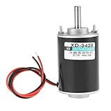 Permanentmagnet-DC-Motor, CW/CCW-Elektromotor Elektromotor Hochgeschwindigkeits für Smart Devices für Fensteröffner für Gardinenmaschinen(12V3000 Umdrehung)