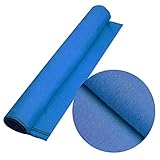 JODELA Billardtisch Filz Billardtischdecke Billardtischdecke ist geeignet für 2,7 m, 2,7 m Tische in Marineblau, Rot, Schwarz, Blau, Grün, Braun und Grau (Blau, 2,7 m)
