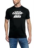 Coole-Fun-T-Shirts T-Shirt Its Going To Be Legen Wait For It Dary - Himym, black, L, 10808_black-white_GR.L