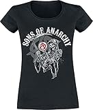 Sons of Anarchy Americana Reaper Frauen T-Shirt schwarz XL 100% Baumwolle Biker, Fan-Merch, TV-S
