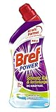 Bref Power WC KraftGel 15x Effekt gegen Schmutz, Kalk und Verfärbungen, 1 L, WC Reiniger für kraftvolle Reinigung