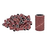 Nagelschleifbänder Pediküre Maniküre Polieren, 100 Stück Nagelschleifbänder Polieren Entfernen Abgestorbener Haut Nagelbohrerbänder Schleifbänder für Nagelbohrer Nagelbohrerspitzen(120#)