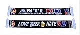 ANTI RB FANSCHAL FAN SCHAL FAN SCARF - LOVE BEER --- HATE RB