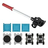 FENGL ZTYSS Neue Möbel-Mover-Tool-Transportheber Schwerer Sachen Bewegige MOOVer Roller mit Radtiegel Moving Device Tools Jack Möbelbewegung Werkzeug (Color : F)