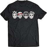 Hip Hop Biggie Eazy E ODB T-Shirt Graphic Top Printed Tee Shirt for MensBlackXL