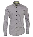 Venti Freizeithemden Uni Modern Fit Grau 3XL