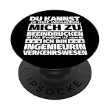 Ingenieurin Verkehrswesen lustig PopSockets mit austauschbarem PopGrip