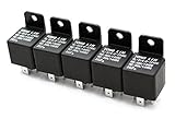 5x KFZ Relais Öffner Schließer Auto Umschaltrelais Wechselrelais 12V 40