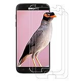 [3 Stück] Panzerglasfolie Schutzfolie Kompatibel mit Samsung Galaxy S7, HD Displayschutz, 9H Härte Displayschutzfolie, Anti-Kratzer, Anti-Bläschen, Schutzfolie für Samsung Galaxy S7 - Transp