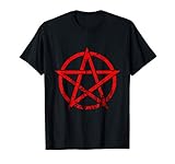 Pentagramm Wicca Symbol Okkulte Zeichen Witchcraft Okkultist T-S