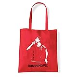 Art T-shirt, Schultertasche Zlatan Ibrahimovic, Shopper, Meer, freddie-bag-red, Rot, freddie-bag-red Einheitsgröß