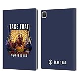 Head Case Designs Offiziell Zugelassen Take That Album Cover Wonderland Leder Brieftaschen Handyhülle Hülle Huelle kompatibel mit Apple iPad Pro 12.9 (2020/2021)