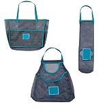 HJK Netz Einkaufstasche, Tragbar Einkaufsnetztasche, Wiederverwendbar Mesh Tote Handtasche, Waschbar Einkaufsnetz Veranstalter für Lebensmittel einkaufen,Spielzeug(3er Pack)