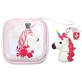 64GB USB Stick High Speed Silikon Einhorn Cartoon Flash-Memory Stick Pen Drive Laptop Computer PC Windows(64GB,Einhorn)