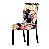 Gedruckt Stuhlbezug Big Elastische Sitz Stuhl Schonbezüge Bank Cover Bürostuhlbezüge Für Home Party Esszimmer A12 4p