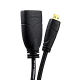 Cablesson ® Ivuna Micro HDMI 0.5m Verlängerung - bis 1080p - v1.4 - Audio & Video - Full HD - HD-Geräte anschließen mit dem neuen Micro HDMI Stecksystem auf PC oder TV