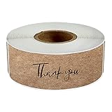 JYF 120 Stück/Rolle Kraftpapier Danke für Ihre Bestellung, Aufkleber, kleine Geschäftsdek