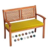 Bankkissen Bankauflage Sitzkissen Bankpolster Auflage für Bänke in Haus und Garten 170x30x5cm Bankauflagen für Gartenbank Bänke Hollywoodschaukel Küchenbank Drinnen Drauß