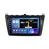ADMLZQQ Autoradio Doppel Din Apple Carplay for Mazda 6 2008-2012 9'' Car Radio Touchscreen Bluetooth GPS RDS Backup Camera Plug and Play 5G WiFi SWC Support DVR/TPMS/DAB+/OBDII ETC,M300